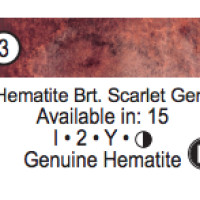 Hematite Brt. Scarlet Gen. - Daniel Smith